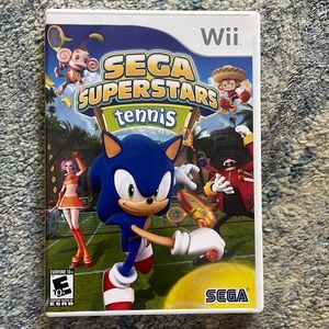 Sega superstars tennis Wii video game preowned great condition